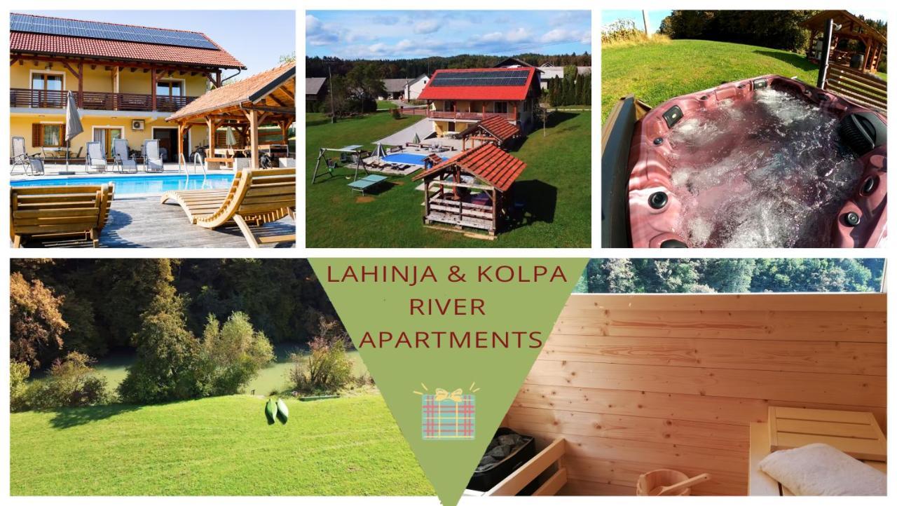 Lahinja & Kolpa River Apartments メトリカ エクステリア 写真